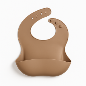 Baby slabbetje - bruin